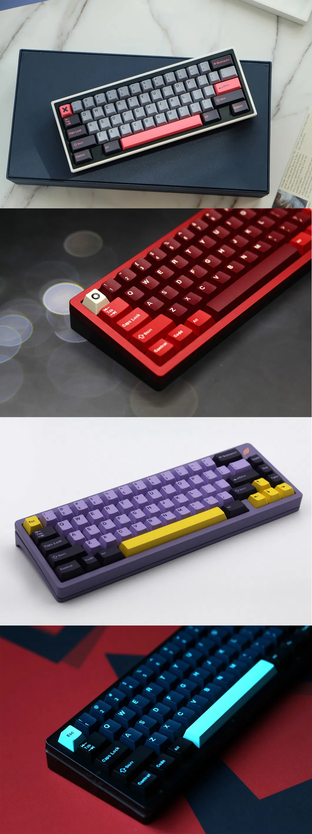 108keys PBT Dye-Sublimation Keycaps for Cherry Profile Custom Keycaps