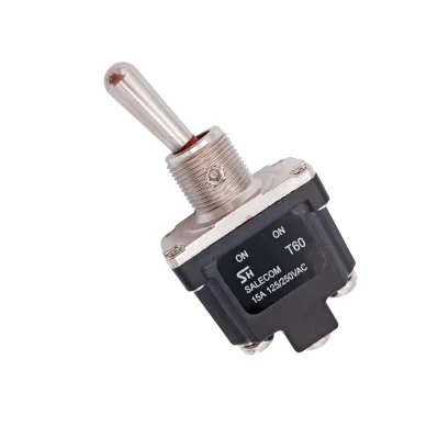 Vendita calda 15A 250V 3 Pin Unipolare acceso